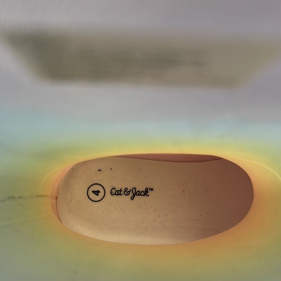 Cat & Jack Big Girl’s Size 4 Rainbow Multi Color Cece Pull On Rain Boots - Picture 2 of 7